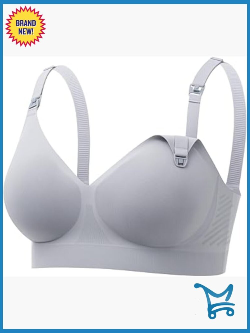 CoolFit Seamless Nursing Bra, Ultra Stretch Maternity Bra